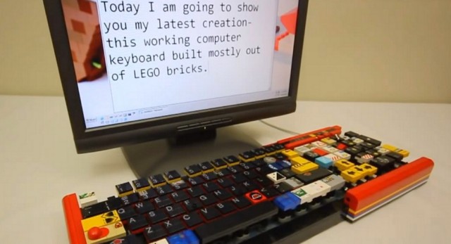Πληκτρολόγιο «χτισμένο» από Lego
