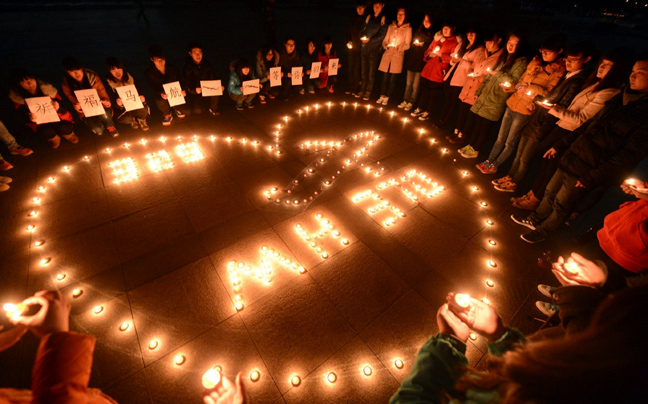 Προσευχή για τους 239 αγνοούμενους του αεροσκάφους
