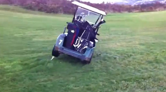 Ο γκαζοφονιάς με το golf cart