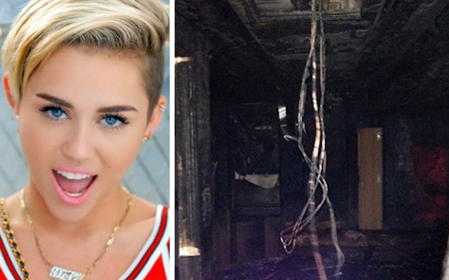 Κινδύνεψε η Miley Cyrus όταν το λεωφορείο της πήρε φωτιά