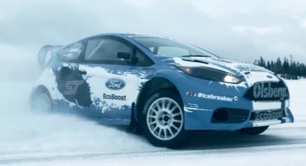 Το Ford Fiesta ST rallycross επιτίθεται σε … σουηδούς χιονάνθρωπους