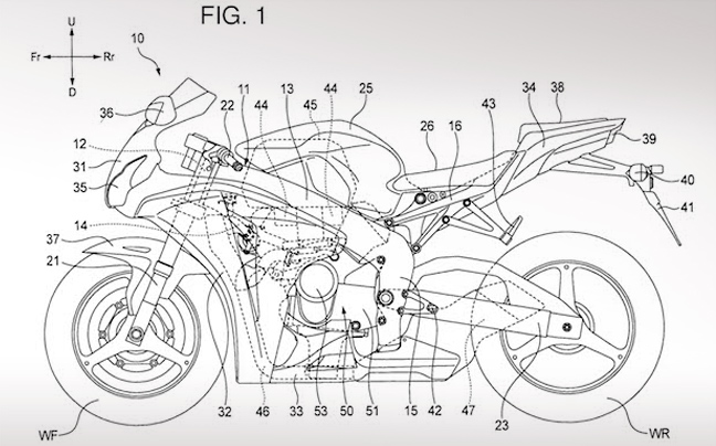 Στο φως ντοκουμέντα του Honda 1000 V4 Superbike