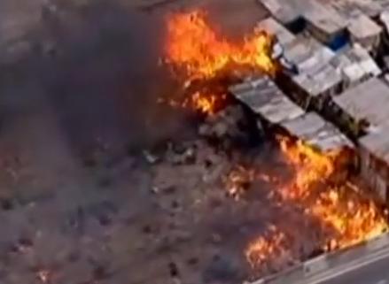 Στάχτη δεκάδες σπίτια στη Βραζιλία