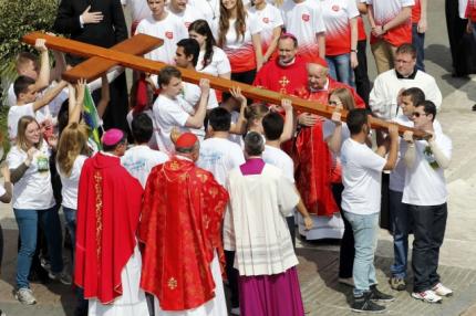 Γιόρτασαν την Κυριακή των Βαΐων στο Βατικανό