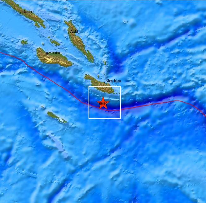 Νέος σεισμός 5,9 Ρίχτερ στα Νησιά του Σολομώντα