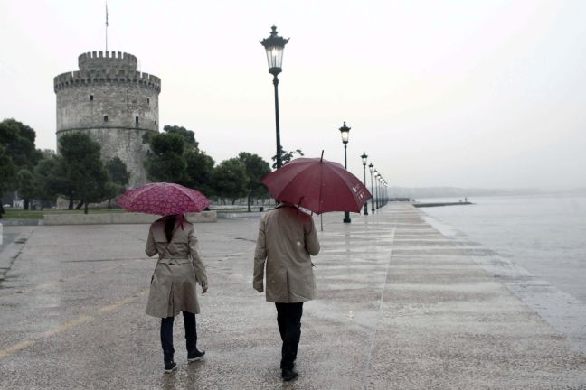 Προβλήματα προκάλεσε η βροχόπτωση στη Θεσσαλονίκη