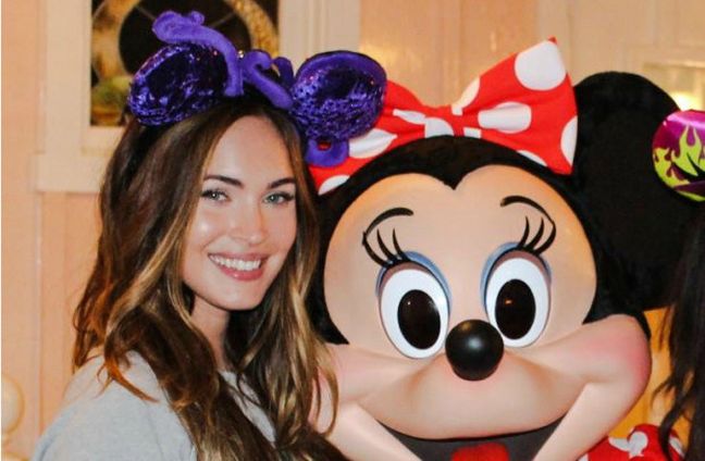 Η Megan Fox στη Disneyland