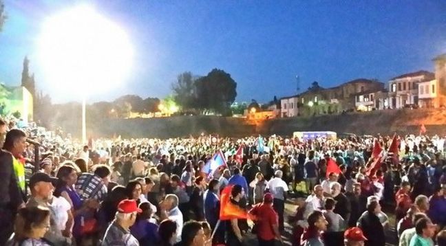 Ελληνοκύπριοι και Τουρκοκύπριοι εόρτασαν από κοινού την εργατική Πρωτομαγιά