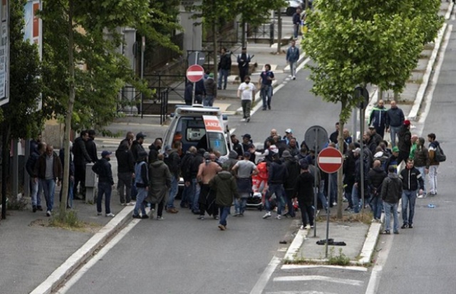 Τέσσερις οπαδοί δέχτηκαν σφαίρες στη Ρώμη