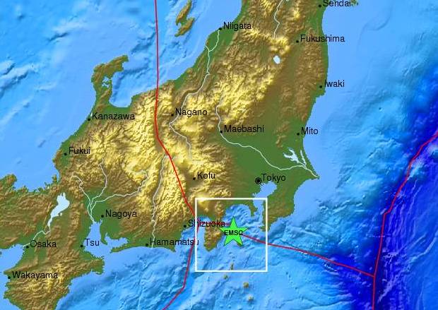 Ισχυρός σεισμός 6,2 βαθμών στην Ιαπωνία