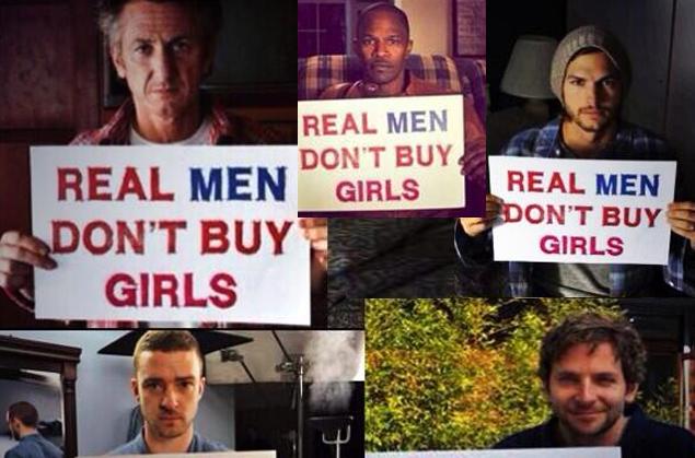 «Οι αληθινοί άντρες δεν αγοράζουν κορίτσια»