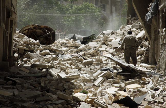 Καταστράφηκε από έκρηξη ιστορικό ξενοδοχείο της Συρίας