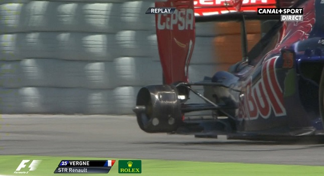 Έχασε τροχό και&#8230; δέκα θέσεις ο Βερνιέ