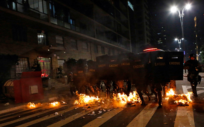 Διαδηλώσεις κατά του Μουντιάλ στη Βραζιλία