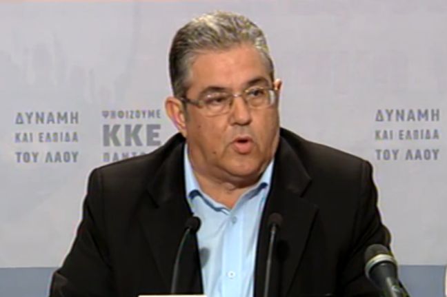 Κουτσούμπας: ΝΔ και ΣΥΡΙΖΑ μαλώνουν για την ανάκαμψη του κεφαλαίου