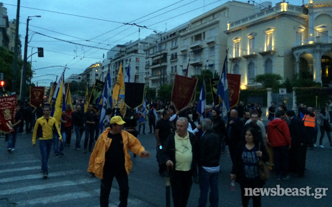 Συνεχίζεται η συγκέντρωση για τη γενοκτονία των Ποντίων