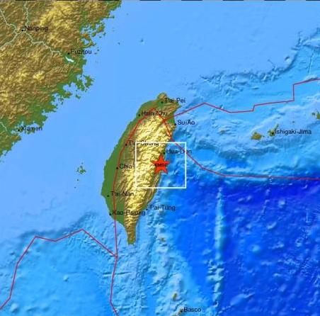 Σεισμός 5,9 Ρίχτερ στην Ταϊβάν