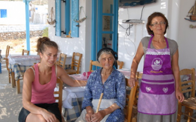 Μια 82χρονη ζει ολομόναχη στη Δονούσα