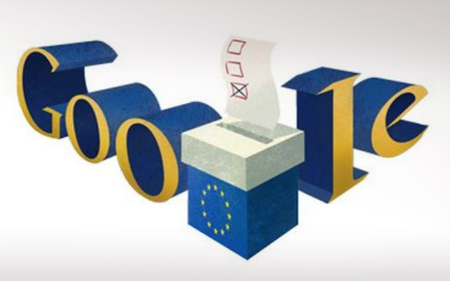Αφιερωμένο στις ευρωεκλογές το σημερινό doodle