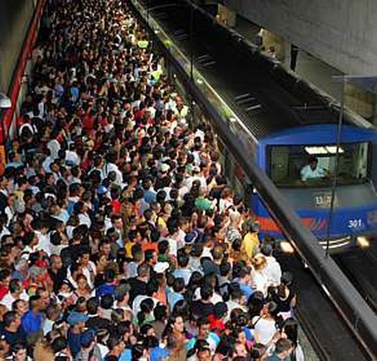 Ο χαμός στα τρένα στο Σάο Πάολο