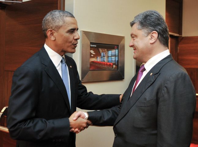Επαφές Ομπάμα με το νέο ουκρανό πρόεδρο
