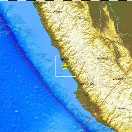 Στα 5,4 Ρίχτερ τελικά ο σεισμός στο Περού