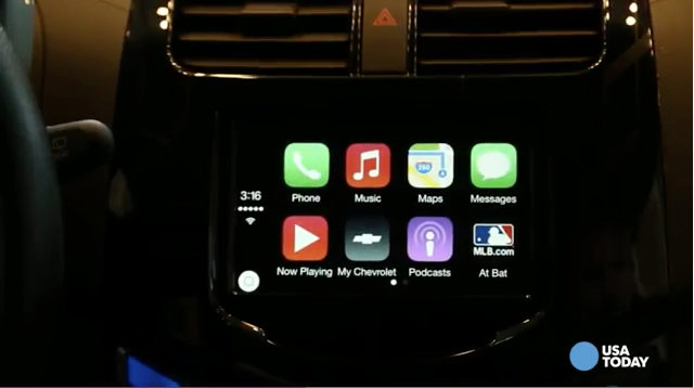 Η Apple παρουσίασε το CarPlay σε ένα Chevrolet Spark