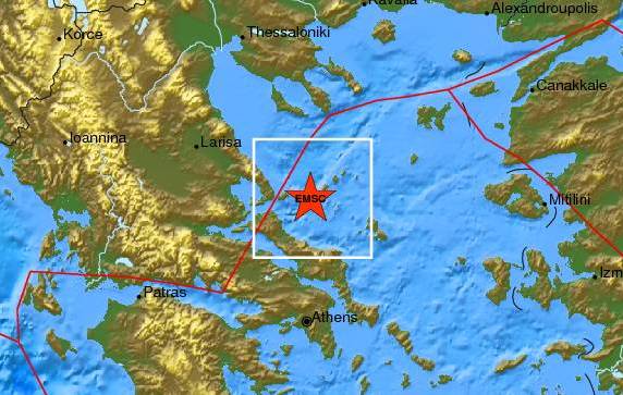 Σεισμός 4,4 Ρίχτερ στις Σποράδες