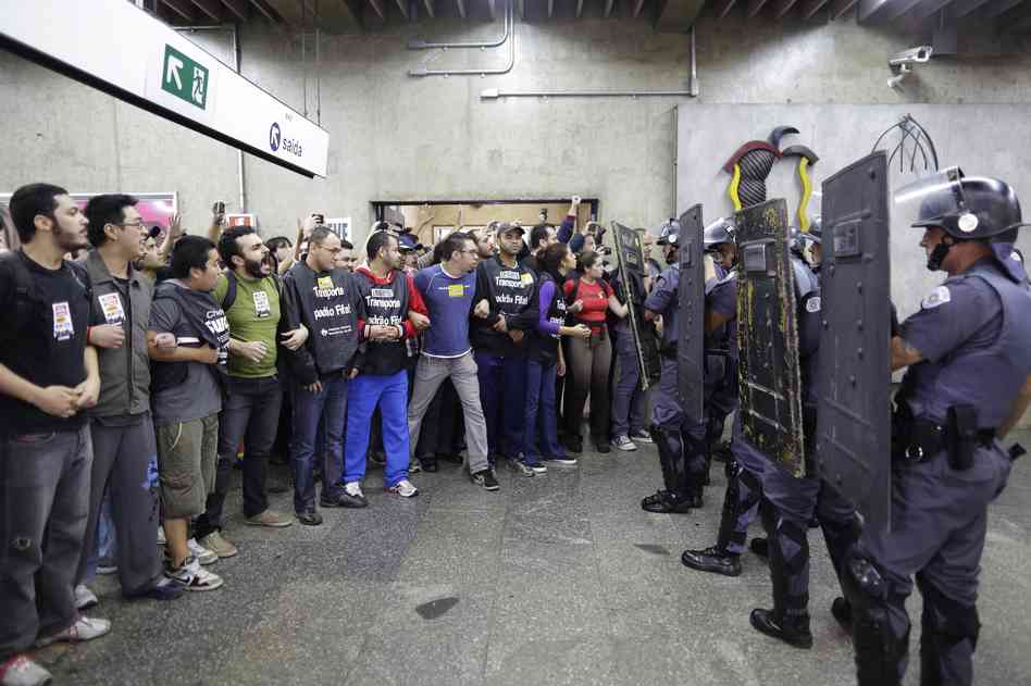 Συνεχίζουν την απεργία στο μετρό του Σάο Πάολο