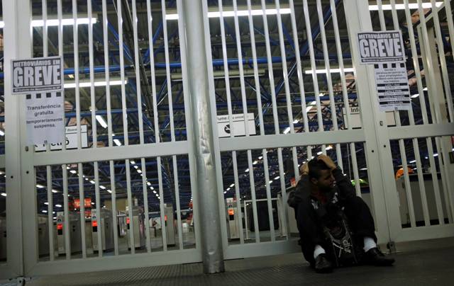 Παράνομη και καταχρηστική η απεργία στο μετρό του Σάο Πάολο
