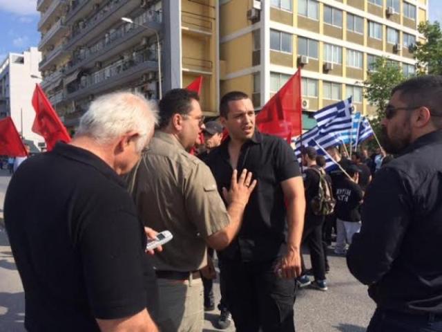Σε απόσταση αναπνοής Χρυσαυγίτες και αντιρατσιστές στη Θεσσαλονίκη