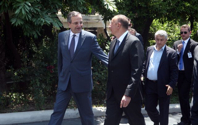 Τετ α τετ Σαμαρά με τον Πρόεδρο του Αζερμπαϊτζάν