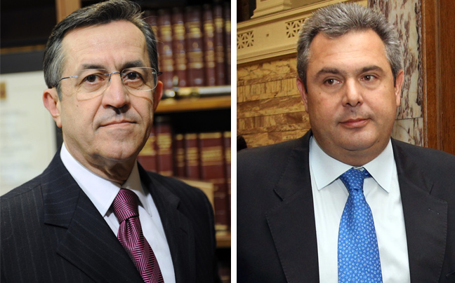 Ανεπίσημη συνάντηση Καμμένου – Νικολόπουλου