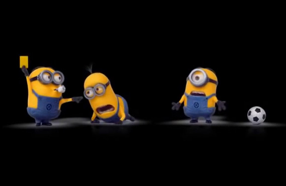 Όταν τα minions παίζουν ποδόσφαιρο