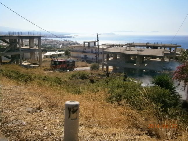 Υπό έλεγχο η φωτιά στη Χαλέπα Χανίων