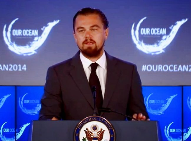 Ο Leonardo DiCaprio δείχνει την οικολογική του ευαισθησία