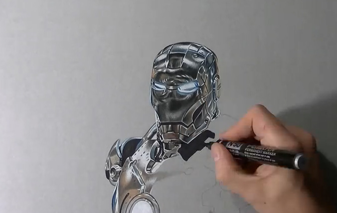 Ζωγραφίζοντας τον Ironman