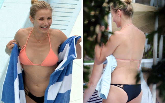 Η Cameron Diaz απολαμβάνει τις διακοπές της στο Μαϊάμι