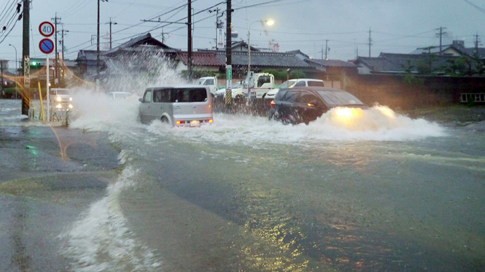 Πάνω από 500.000 Ιάπωνες εγκατέλειψαν τα σπίτια τους από τον τυφώνα Χαλόνγκ