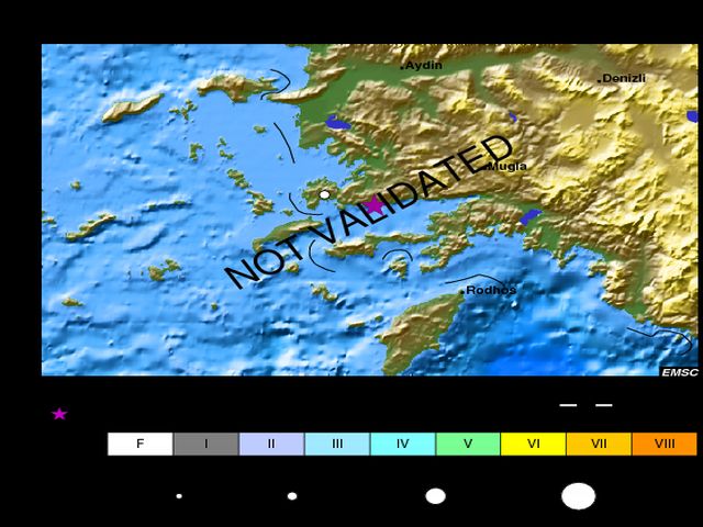 Ασθενής σεισμική δόνηση στα παράλια της Τουρκίας