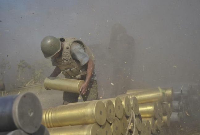 Το πυροβολικό της Ουκρανίας έπληξε περιοχή κοντά στο κέντρο του Ντονέτσκ