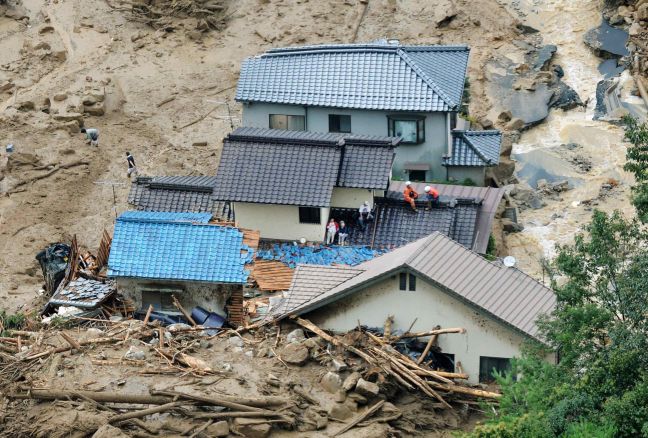 Φωτογραφίες από τις καταστροφές στη Χιροσίμα