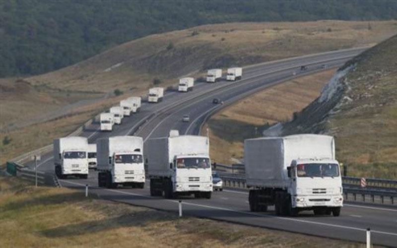 Επιστρέφουν στη Ρωσία τα πρώτα φορτηγά της ρωσικής αυτοκινητοπομπής