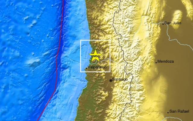 Ισχυρός σεισμός 6,5 Ρίχτερ στη Χιλή
