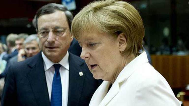 Συνάντηση Μέρκελ – Ντράγκι με άγνωστο «μενού»