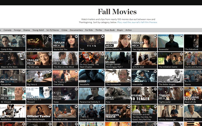 Οι 86 ταινίες που θα προβληθούν το φθινόπωρο