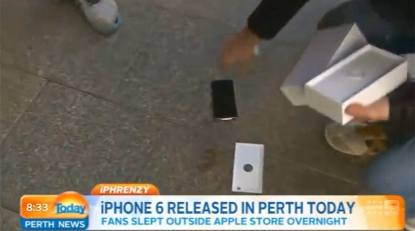 Περίμενε μέρες το iPhone 6 και μόλις το πήρε&#8230;