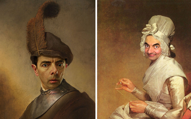 Ιστορικά πορτραίτα με πρωταγωνιστή… τον Mr Bean