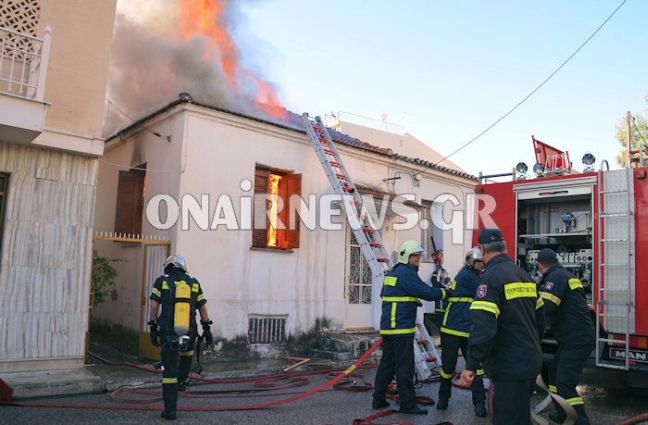 Κάηκε ολοσχερώς μονοκατοικία στο Μεσολόγγι