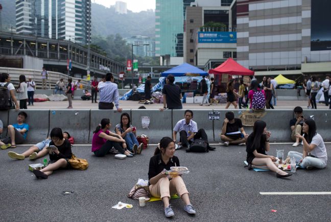 Περιορίζονται οι κινητοποιήσεις στο Χονγκ Κονγκ